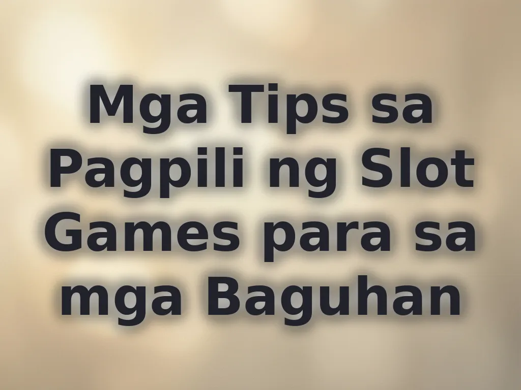 Slot strategy tips