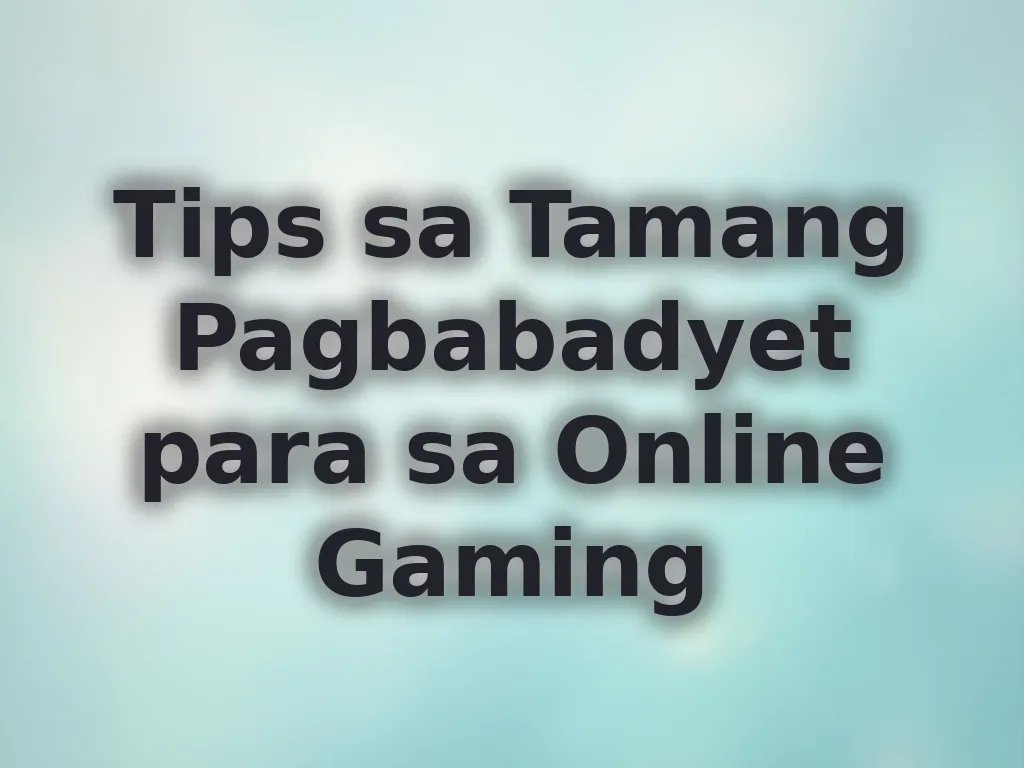 Responsible gambling tips